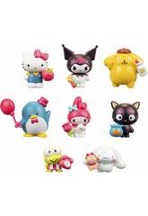 Hello Kitty And Friends Rainbow Vibes Serie 4 - Confezione da 8 figurine da 5 cm con accessori