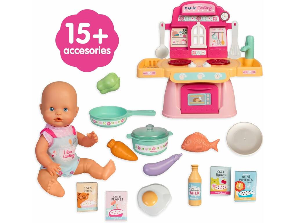 Nenuco Poupée Cuisine Magique avec Accessoires