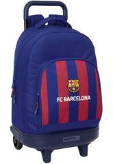 Mochila Grande com Rodas Compact Extraível F.C. Barcelona