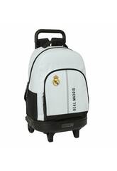 Mochila Grande com Carrinho Evolution Real Madrid 1ª Equipagem 24/25