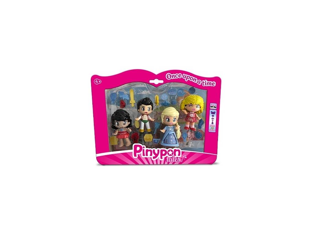Pinypon Conjunto 4 Figuras de Conto