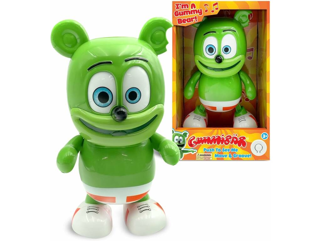 Ourson en gomme chantant et dansant de 23 cm