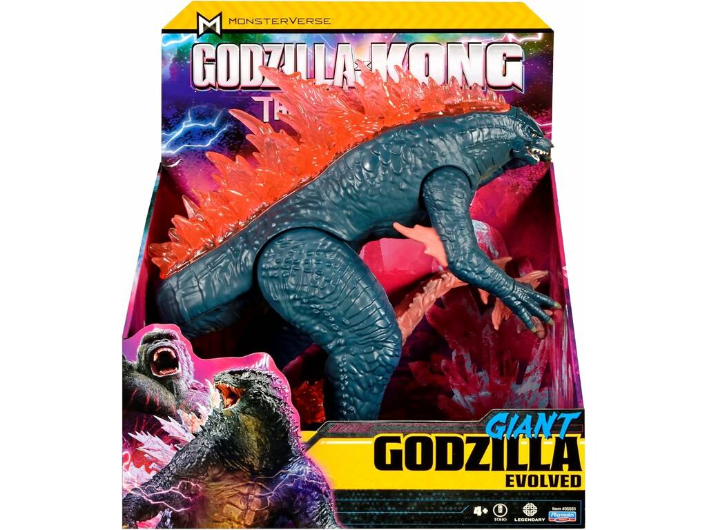 Godzilla x Kong The New Empire Figurine Deluxe Giant Godzilla Evolved de 28 cm