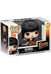 Funko Pop Icons Elvira Mistress Of The Dark Figura Elvira con Calabazas