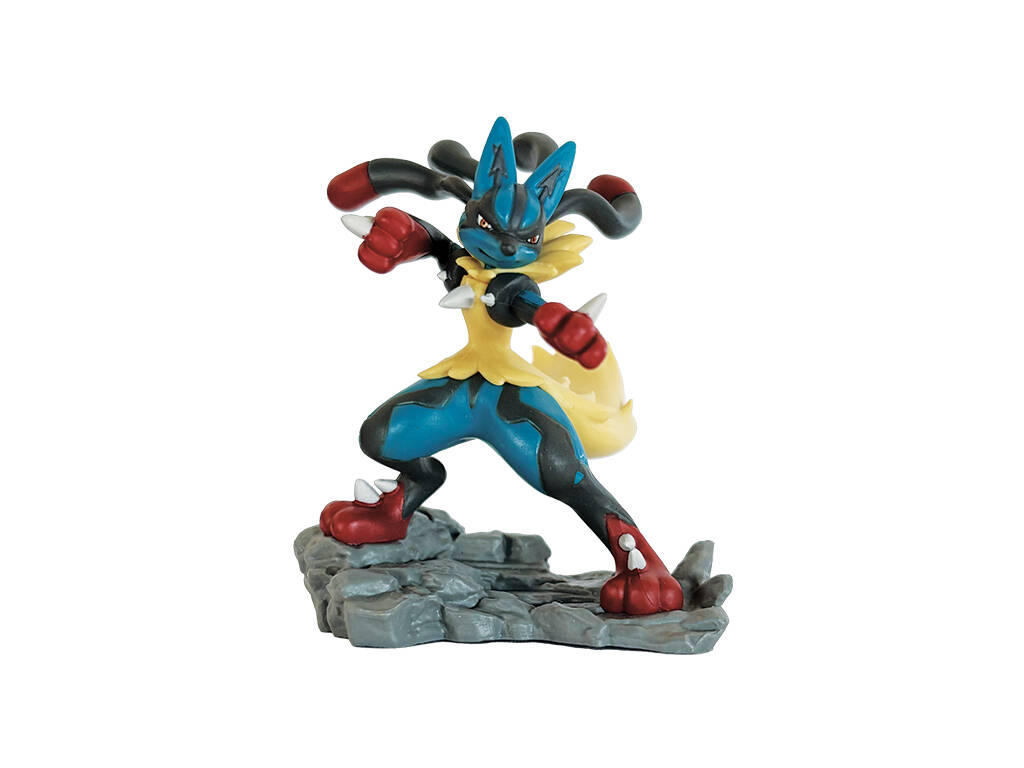 Pokémon TCG Caixa Coleção com Figura Mega-Lucario Ex