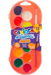 Carioca Acquarell Neon com Pincel e 12 Cores