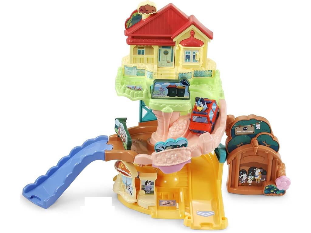 Tut Tut Bólidos Bluey Maison familiale avec voiture Bluey