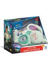 Peluche Mi Conejito Polar con Proyector de Aurora Boreal