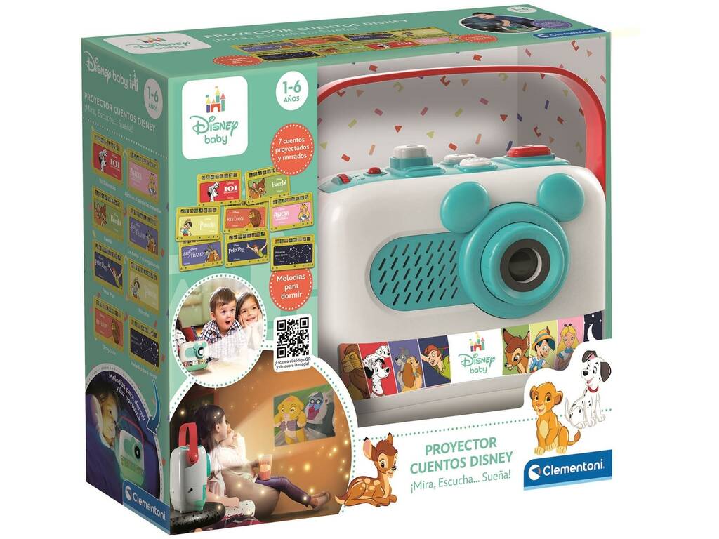 Disney Baby Proyector de Cuentos Disney con 7 Cuentos