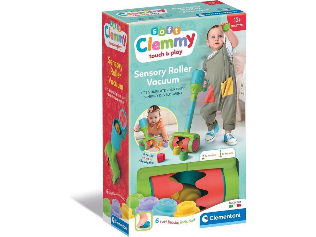Clemmy Aspirateur sensoriel avec 6 blocs