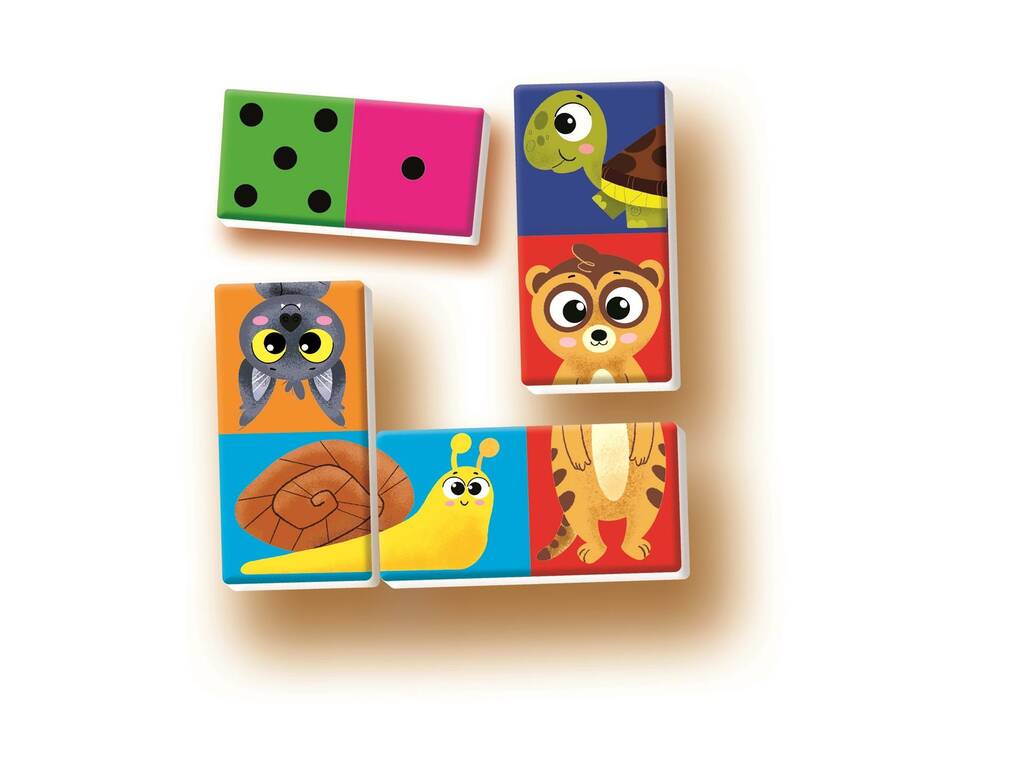 Éducation Domino Nombres et animaux