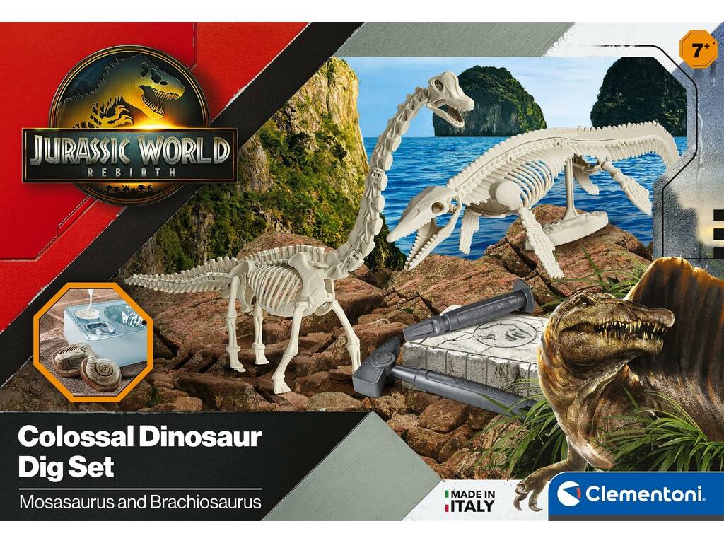 Jurassic World Rebirth Ensemble d’excavation de dinosaures colossaux