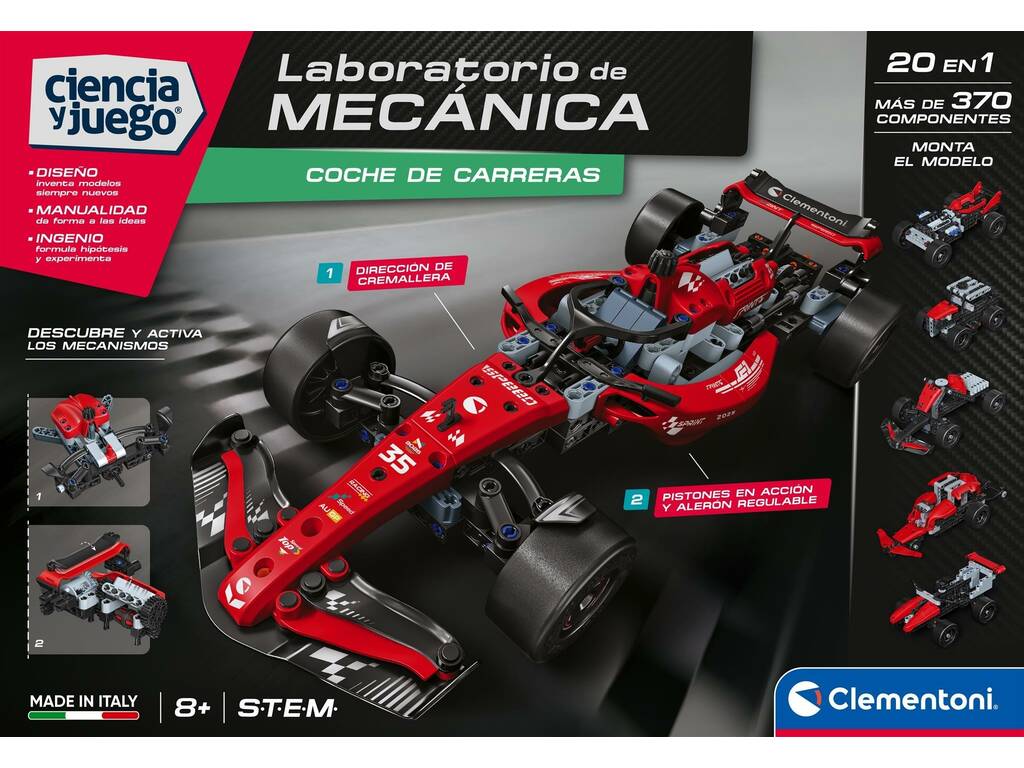 Laboratoire de mécanique voiture de course 20 en 1