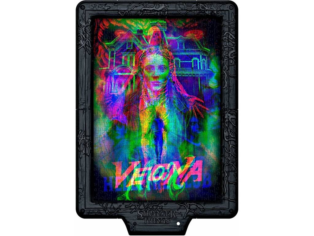 Stranger Things Puzzle Metamórfico Vecna’s Curse de 520 Piezas con Luz LED