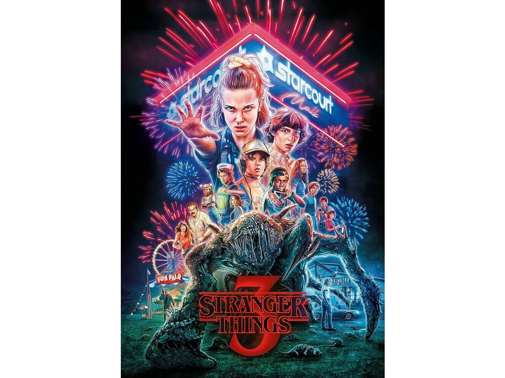 Puzzle 1000 pièces Stranger Things Saison 3