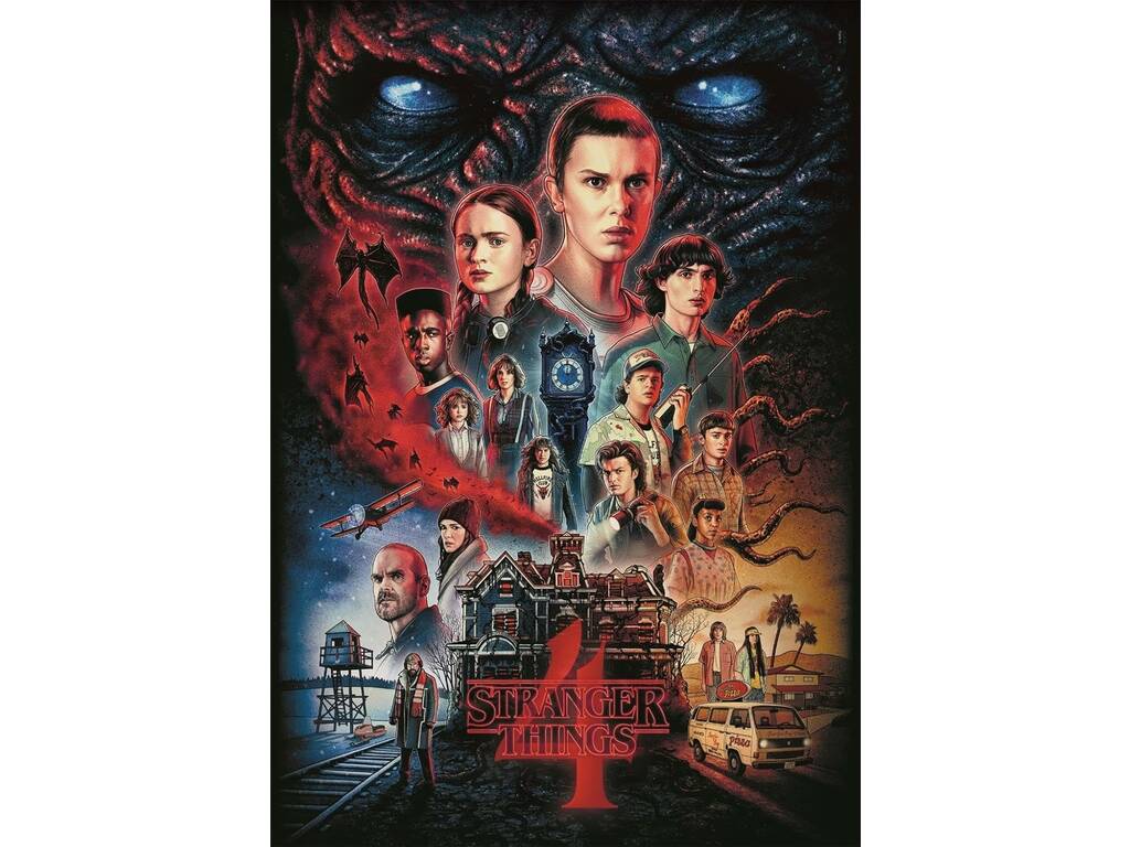 Puzzle 1000 pièces Stranger Things Saison 4
