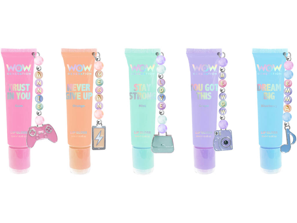 WOW Generation Lipgloss-Set mit Charms