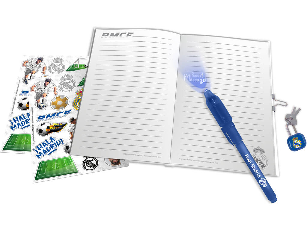 Journal avec stylo magique Real Madrid
