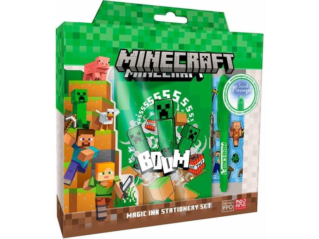 Minecraft Journal secret et stylo à encre magique
