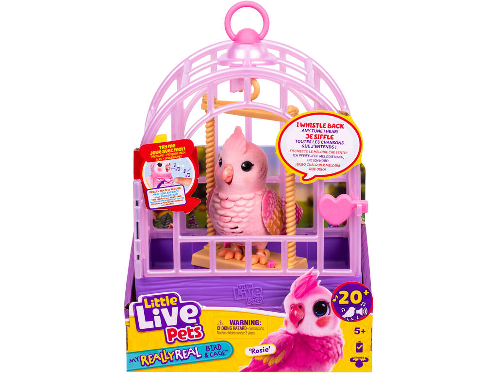 Little Live Pets Animal interactif Oiseau avec cage