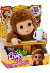 Little Live Pets Mascota Interactiva My Baby Monkey Mango