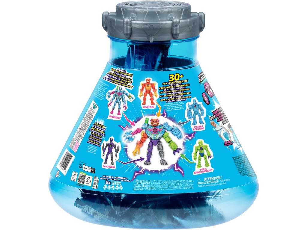 Mr Beast LAB Hybrids Pack 5 Figuras de Acción Sorpresa