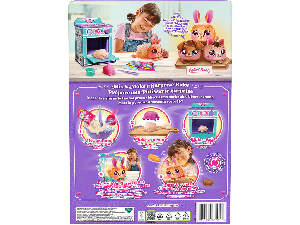 Cookeez Makery Horno Mágico Azul con Peluche Sorpresa