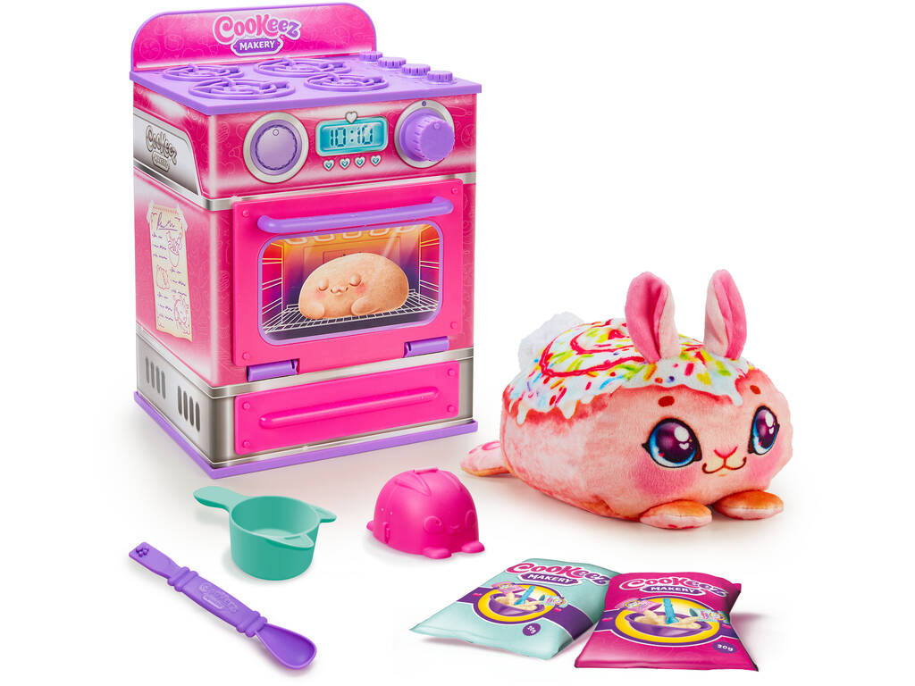 Cookeez Makery Horno Mágico Rosa con Peluche Sorpresa