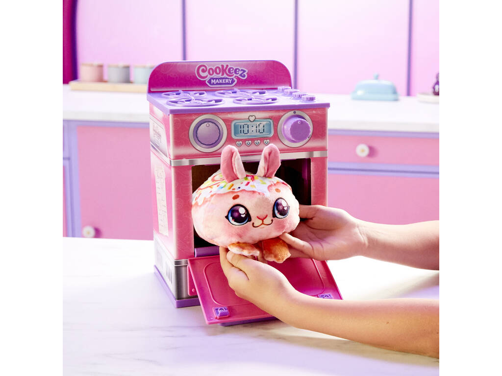Cookeez Makery Horno Mágico Rosa con Peluche Sorpresa