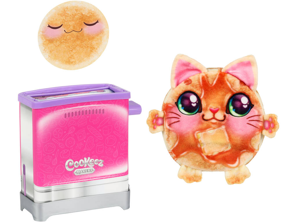 Cookeez Makery Toasty Treatz Grille-pain magique avec peluche surprise
