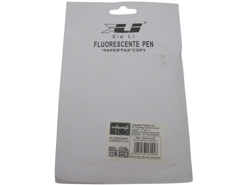 Set 4 surligneurs fluorescents