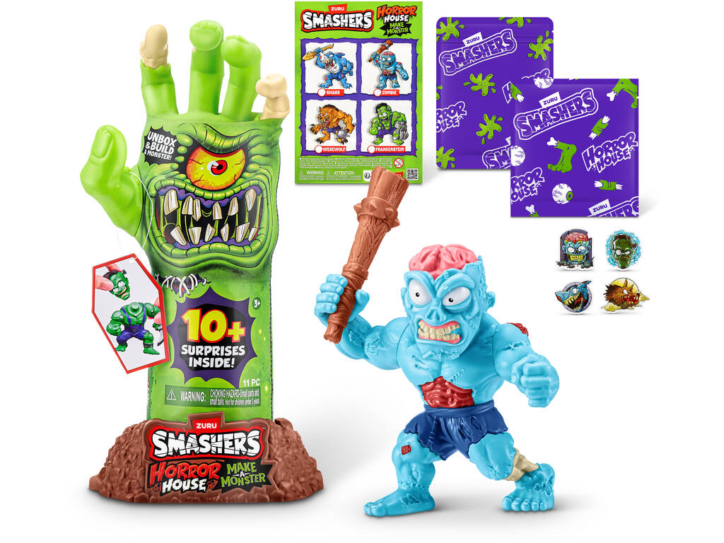 Zuru Smashers Horror House Make a Monster avec figurine surprise