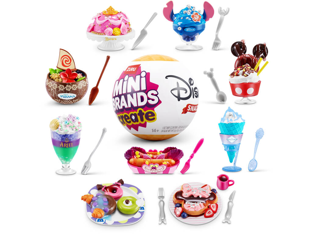 Zuru Mini Brands Create Bola Sorpresa Disney Snacks