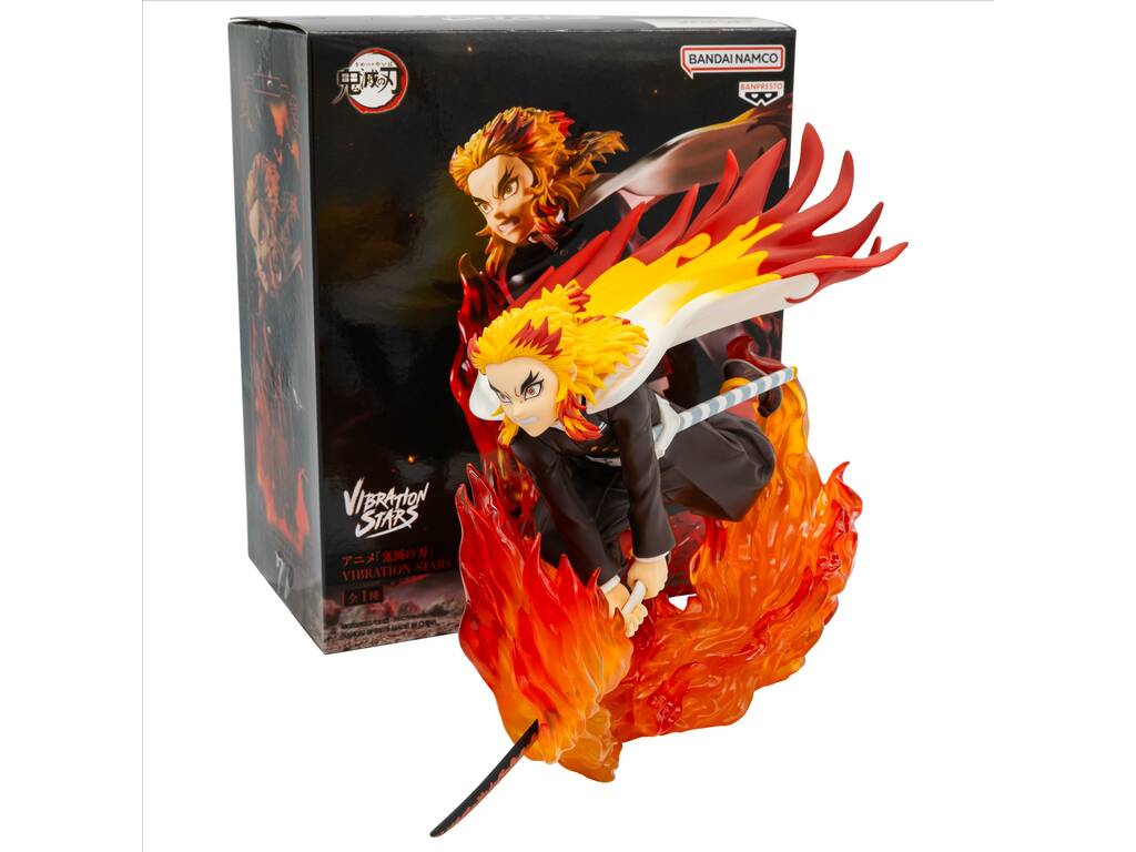 Demon Slayer Kimetsu No Yaiba Vibration Stars Plus Figurine Kyojuro Rengoku de 16 cm