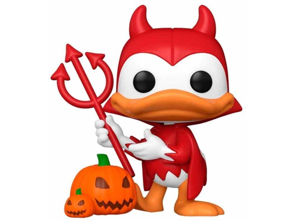 Funko Pop Disney Mickey And Friends Figura Devil Donald con Calabaza