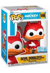 Funko Pop Disney Mickey And Friends Figura Devil Donald com Abbora
