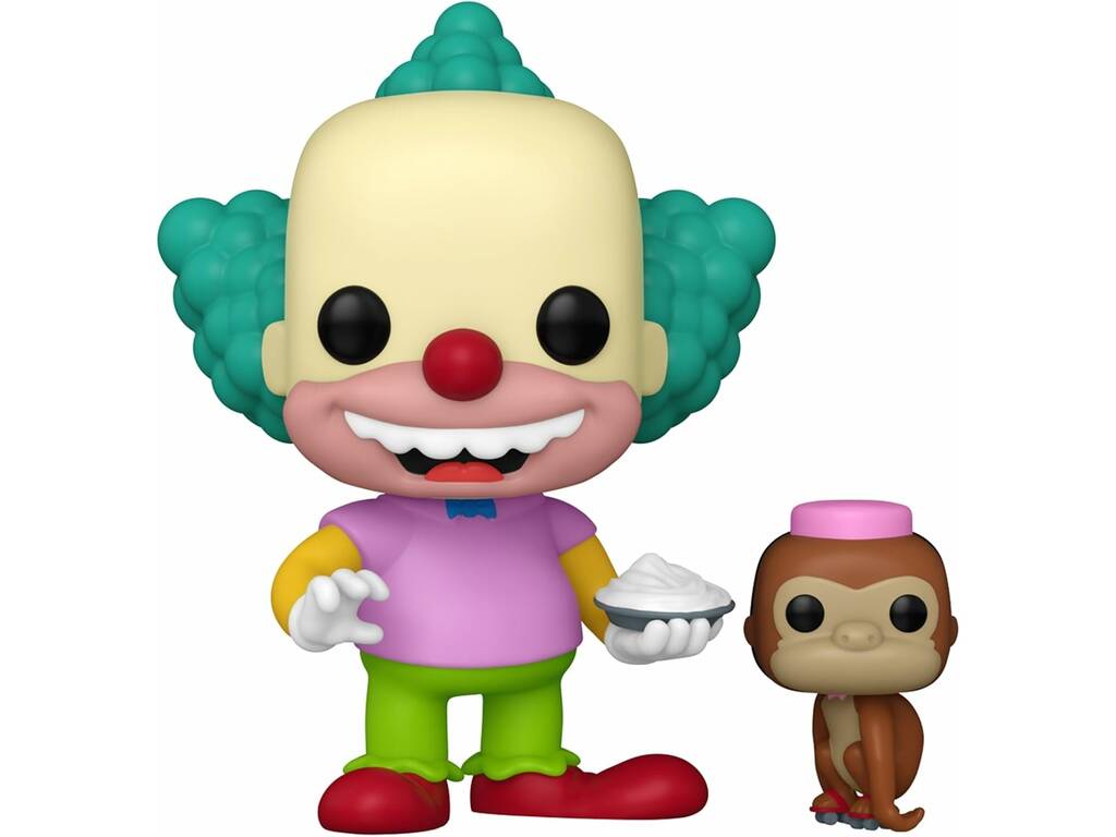 Funko Pop Television The Simpsons Figura Krusty con Mr. Teeny