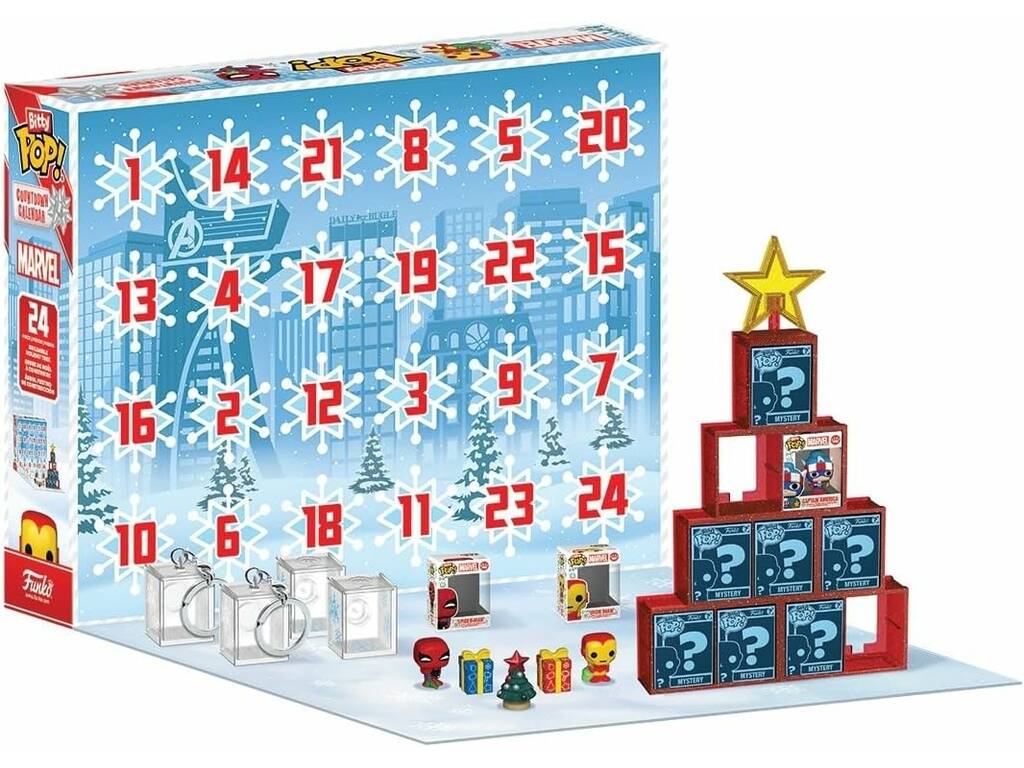 Funko Bitty Pop Calendrier de l'Avent Marvel
