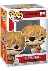 Funko Pop Animation Chainsaw Man Figurine Denji avec Pochita