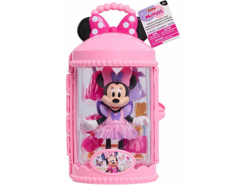 Disney Junior Minnie Fabuleuse Poupée à la mode de 15 cm