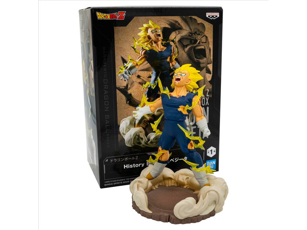 Dragon Ball Z History Box Figurine Majin Vegeta de 14 cm