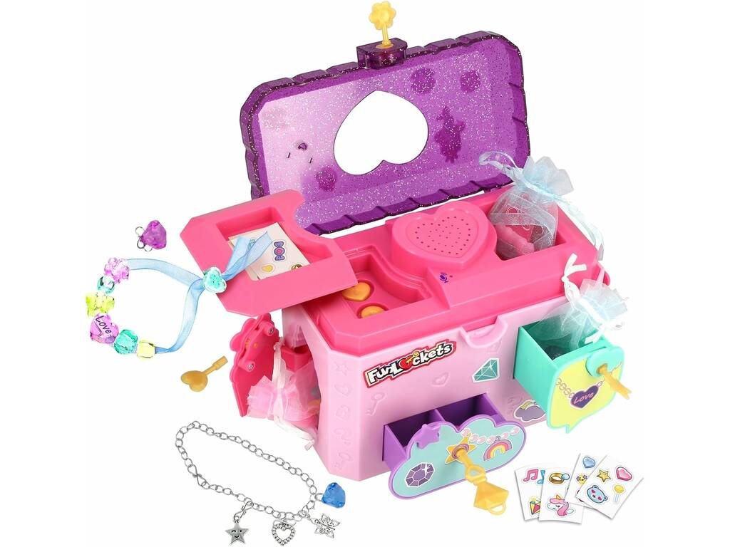 FunLockets Boîte à bijoux secrète avec graveur de messages