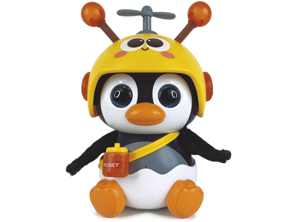 Friendimals Figurine interactive Pingouin aviateur avec lumière et sons