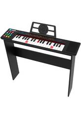 Idance Piano Digital G-600L com 37 Teclas Luminosas e Suporte de Madeira