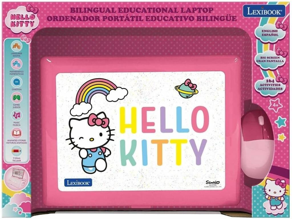 Hello Kitty Ordinateur bilingue éducatif 164 Activités