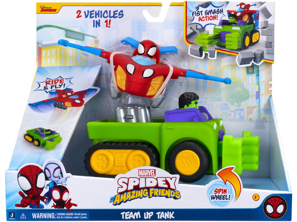 Spidey et ses incroyables amis Tank en équipe 2 en 1