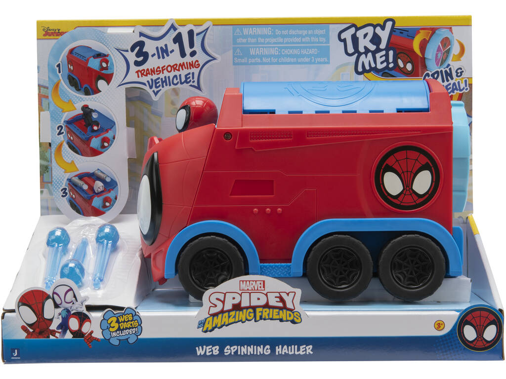 Spidey et ses incroyables amis Camion lance-toiles d'araignée