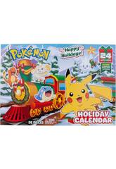 Pokémon Calendário do Advento com 16 Figuras e 8 Acessórios