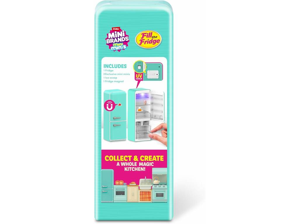 Zuru Mini Brands Pack Réfrigérateur avec 2 Boules Surprise Mini Minis 