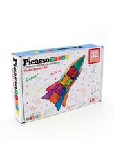 Picasso Tiles Creaciones Magnéticas Pack de 32 Piezas